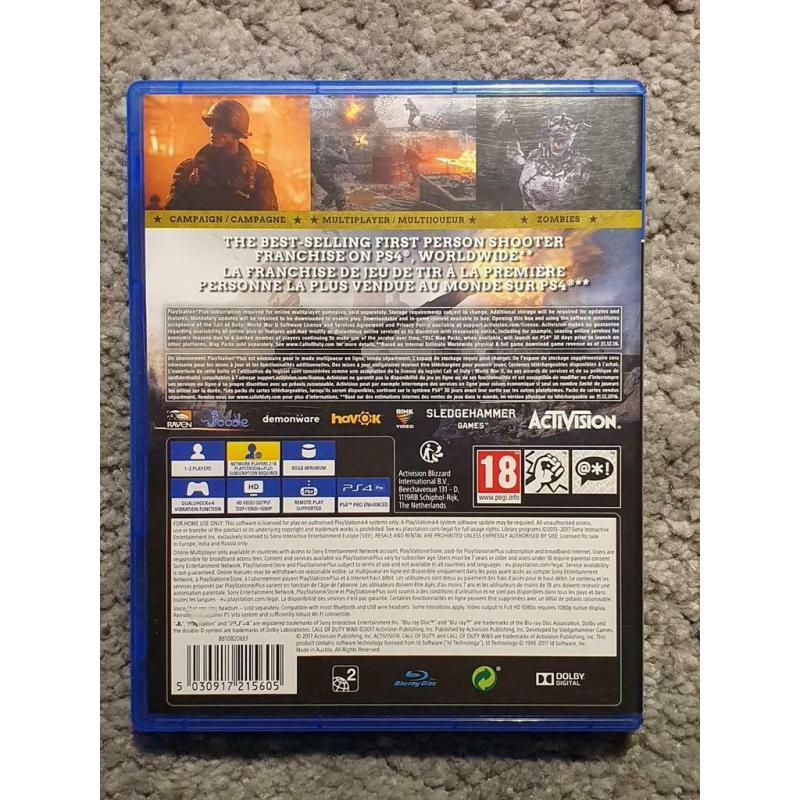 PS4: Call of duty WWII